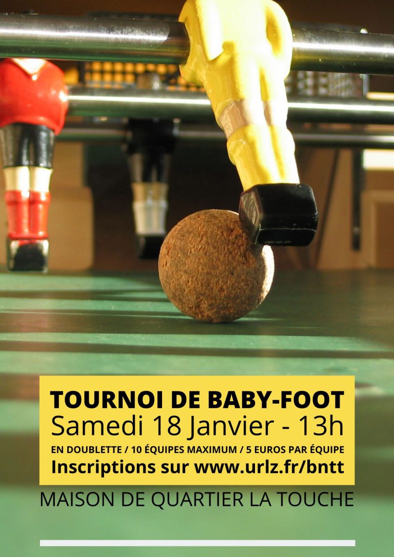 Tournoi De Baby Foot - Maison De Quartier La Touche